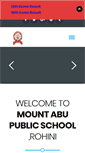 Mobile Screenshot of mountabupublicschool.net